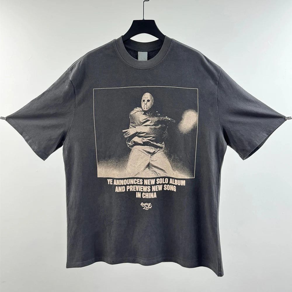 Yao888 Oversized Graphic Tee – Kanye Tour Inspired