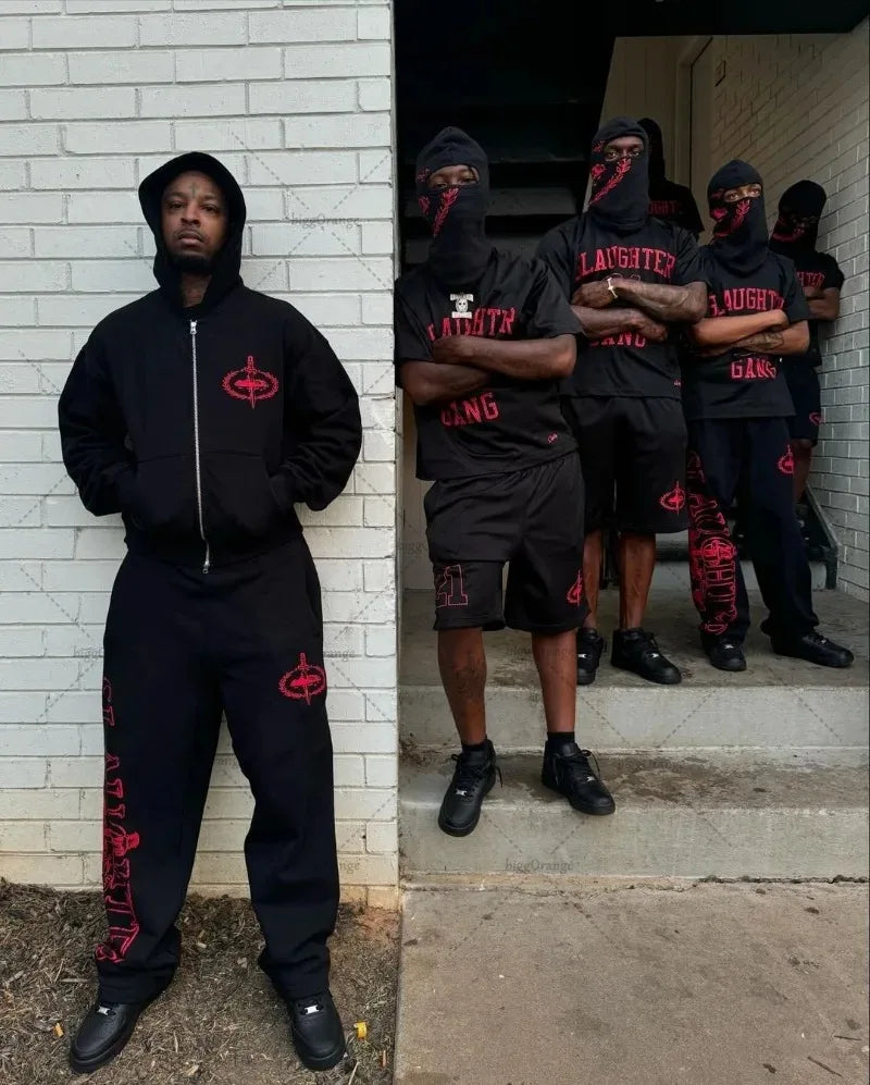 Laughter Gang™ Street Uniform Set – Midnight Black Edition