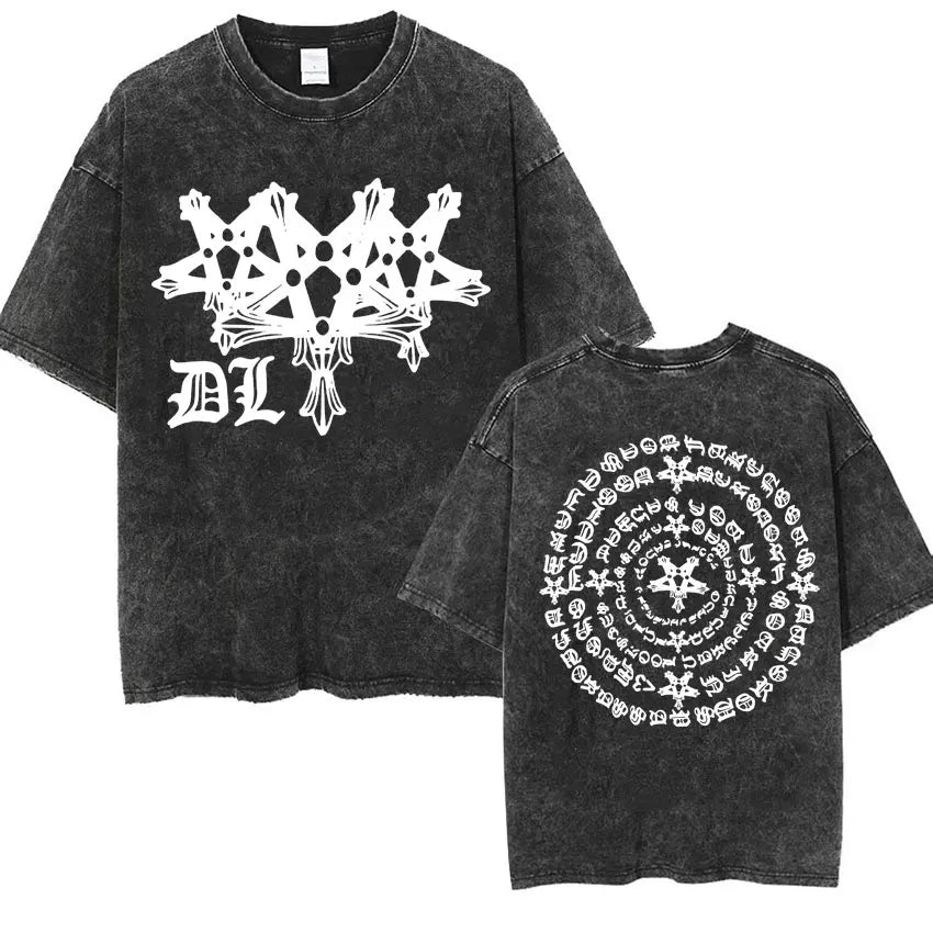 I AM MUSIC” Washed Rap Tee – Opium Tour Oversized Edition