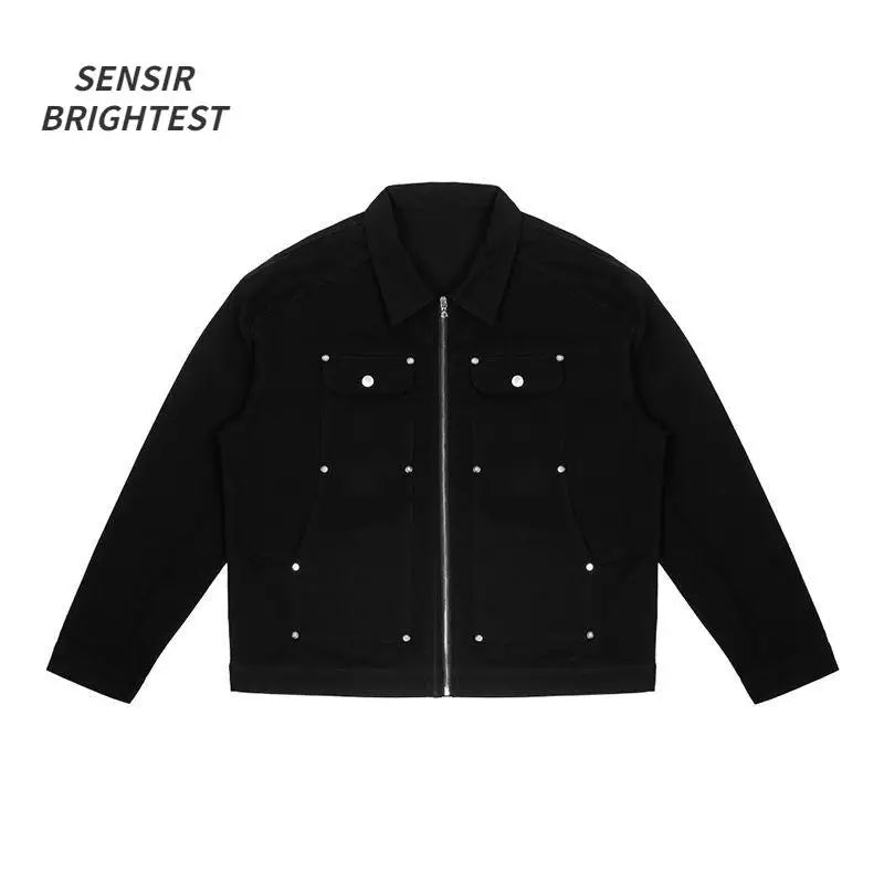 American Street Jacket – Urban Vintage Edge Meets Modern Street Game