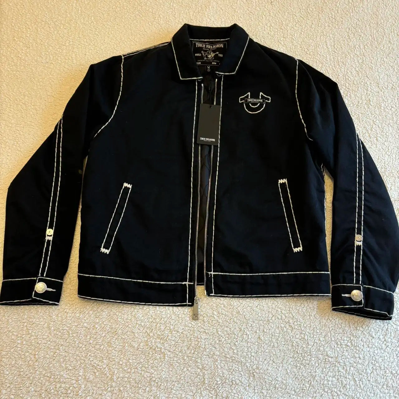 REVOLT™ Retro Y2K Leather-Denim Hybrid Jacket – Street Legends Editio