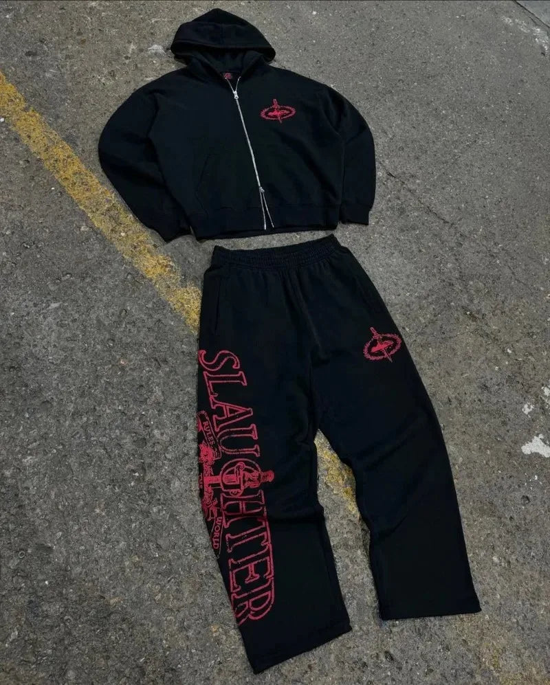 Laughter Gang™ Street Uniform Set – Midnight Black Edition