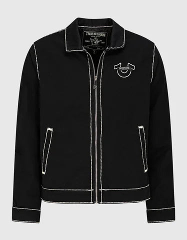 REVOLT™ Retro Y2K Leather-Denim Hybrid Jacket – Street Legends Editio
