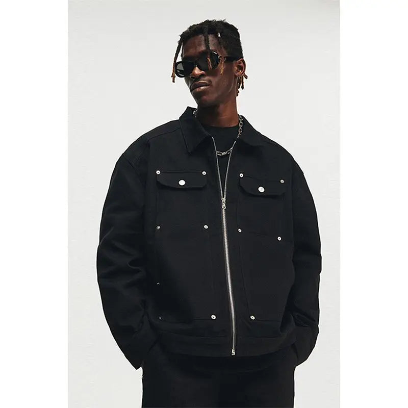 American Street Jacket – Urban Vintage Edge Meets Modern Street Game