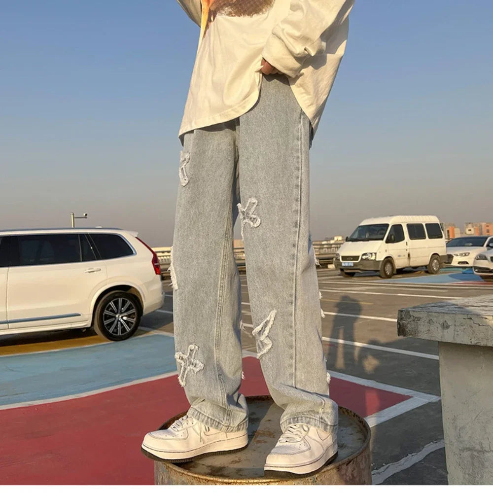 Baggy Cargo Denim – Unisex High Street Loose Fit Jeans