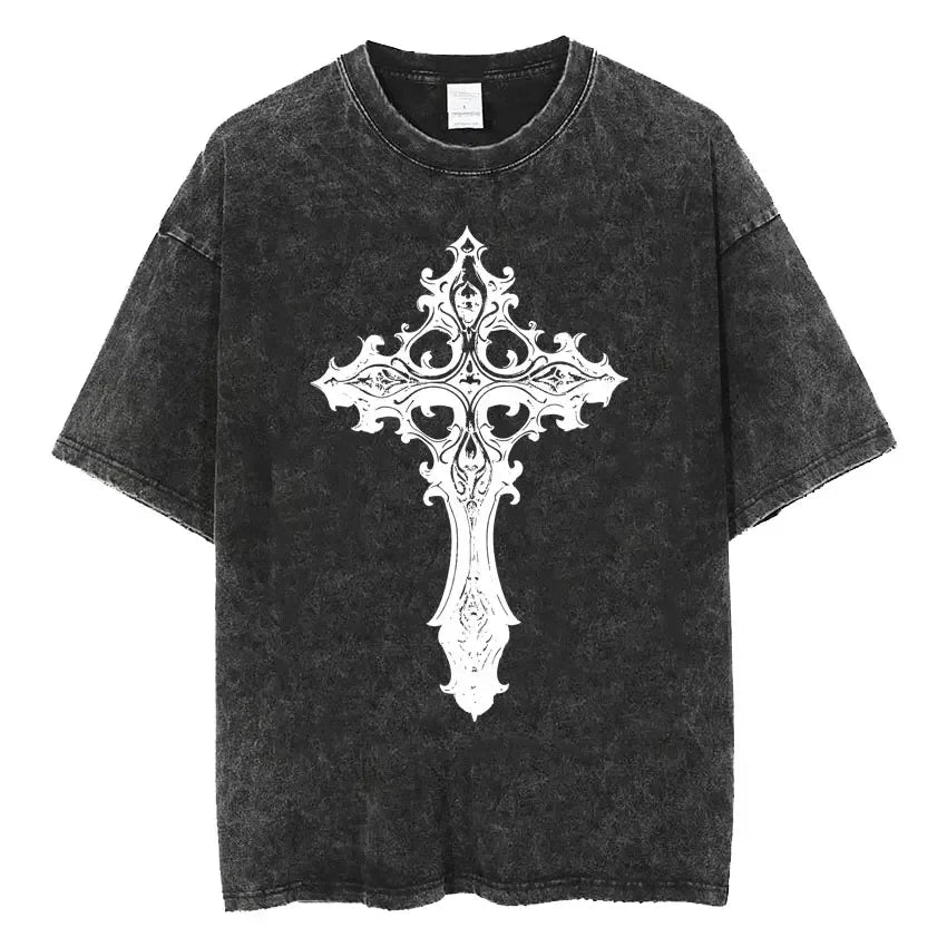 I AM MUSIC” Washed Rap Tee – Opium Tour Oversized Edition
