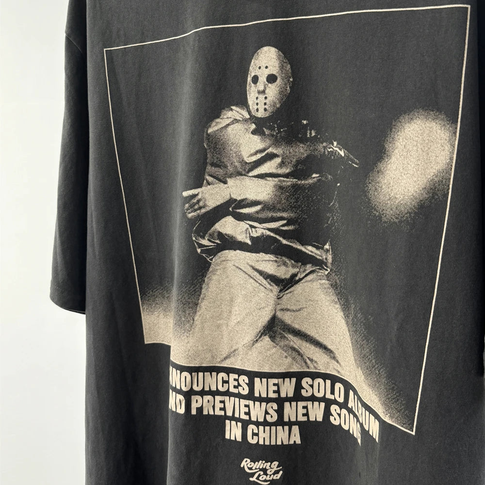 Yao888 Oversized Graphic Tee – Kanye Tour Inspired