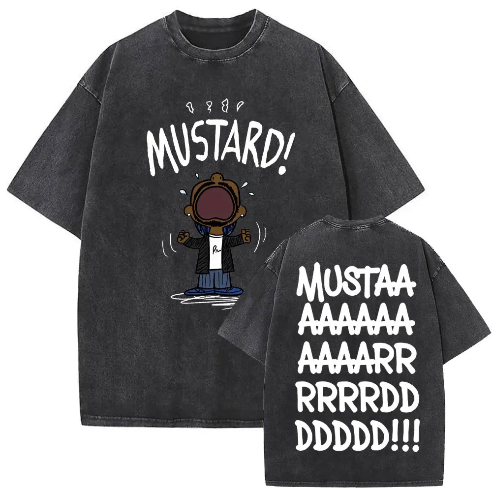 Kendrick Lamar “They Not Like Us” Washed Vintage T-shirt – Oversized Summer Drop