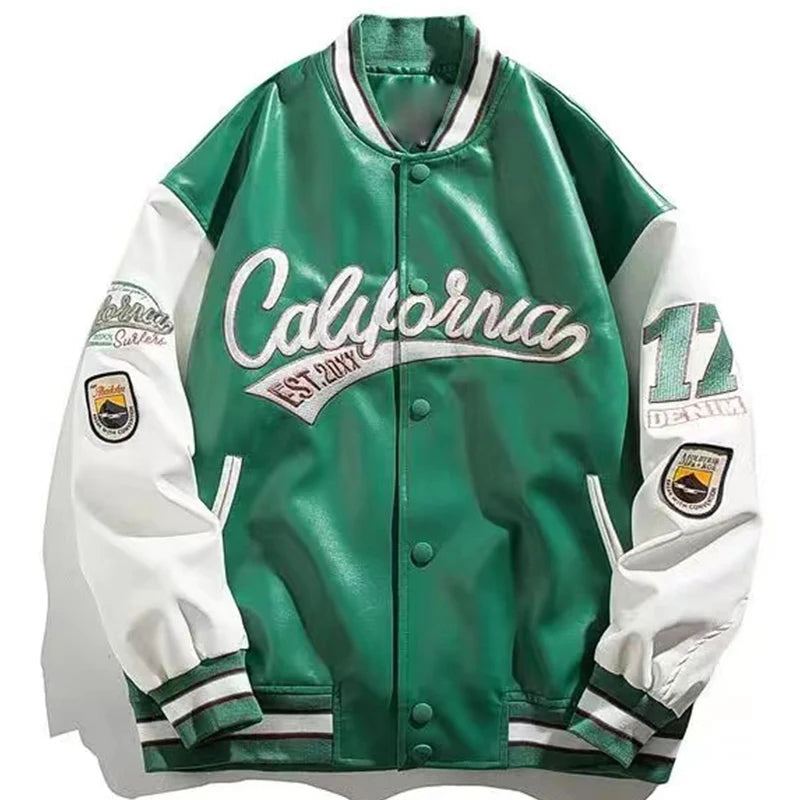 California Varsity Jacket – Oversized Retro Streetwear Drop