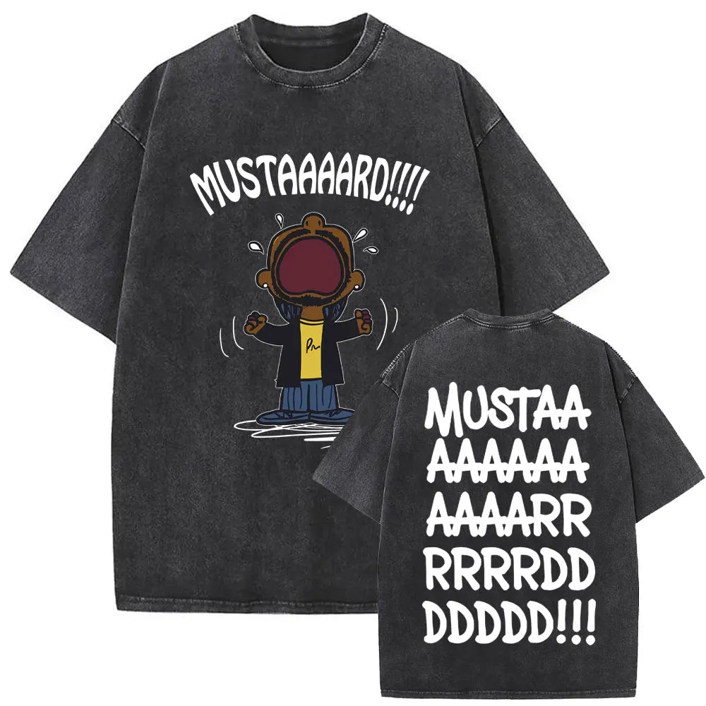 Kendrick Lamar “They Not Like Us” Washed Vintage T-shirt – Oversized Summer Drop