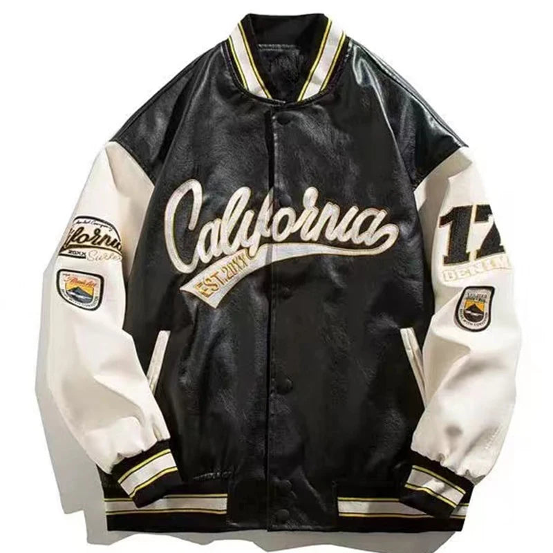 California Varsity Jacket – Oversized Retro Streetwear Drop